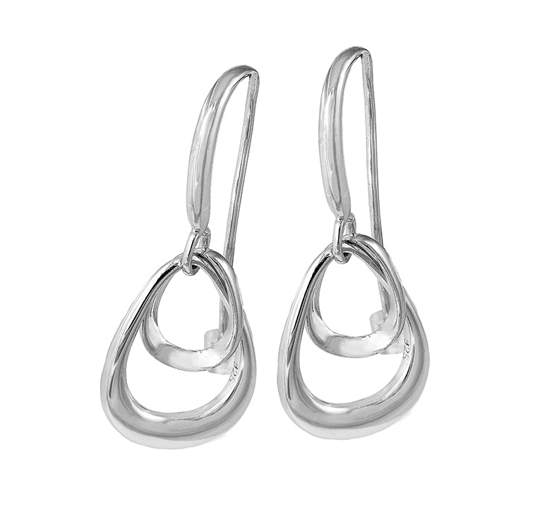 Silver Drop Earrings