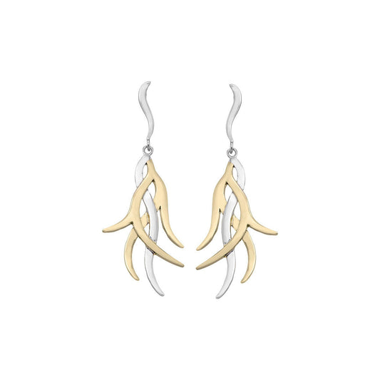 Dual Tone Earrings