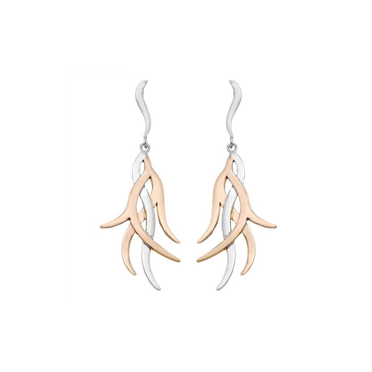 Dual Tone Earrings