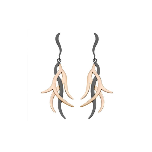 Dual Tone Earrings