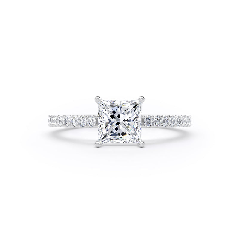 Princess Lab Diamond Ring