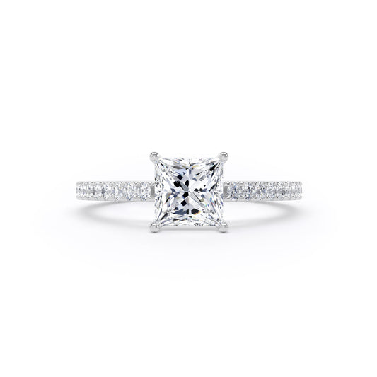 Princess Lab Diamond Ring