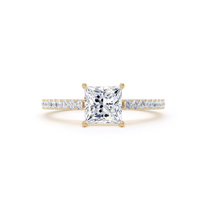 Princess Lab Diamond Ring