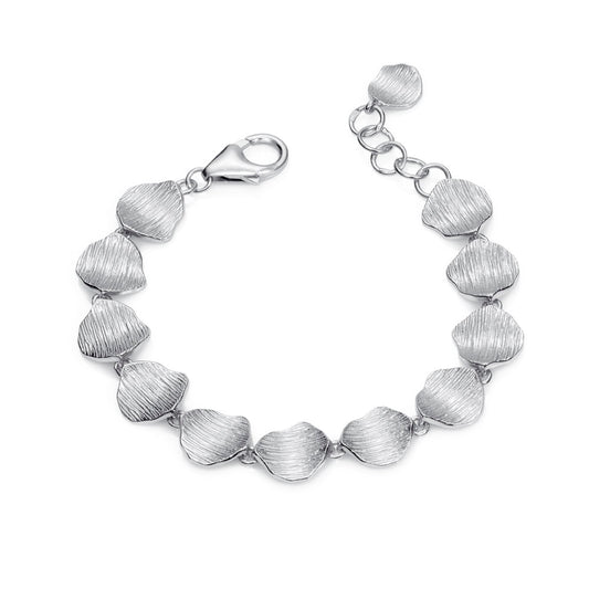 Silver Disk Bracelet