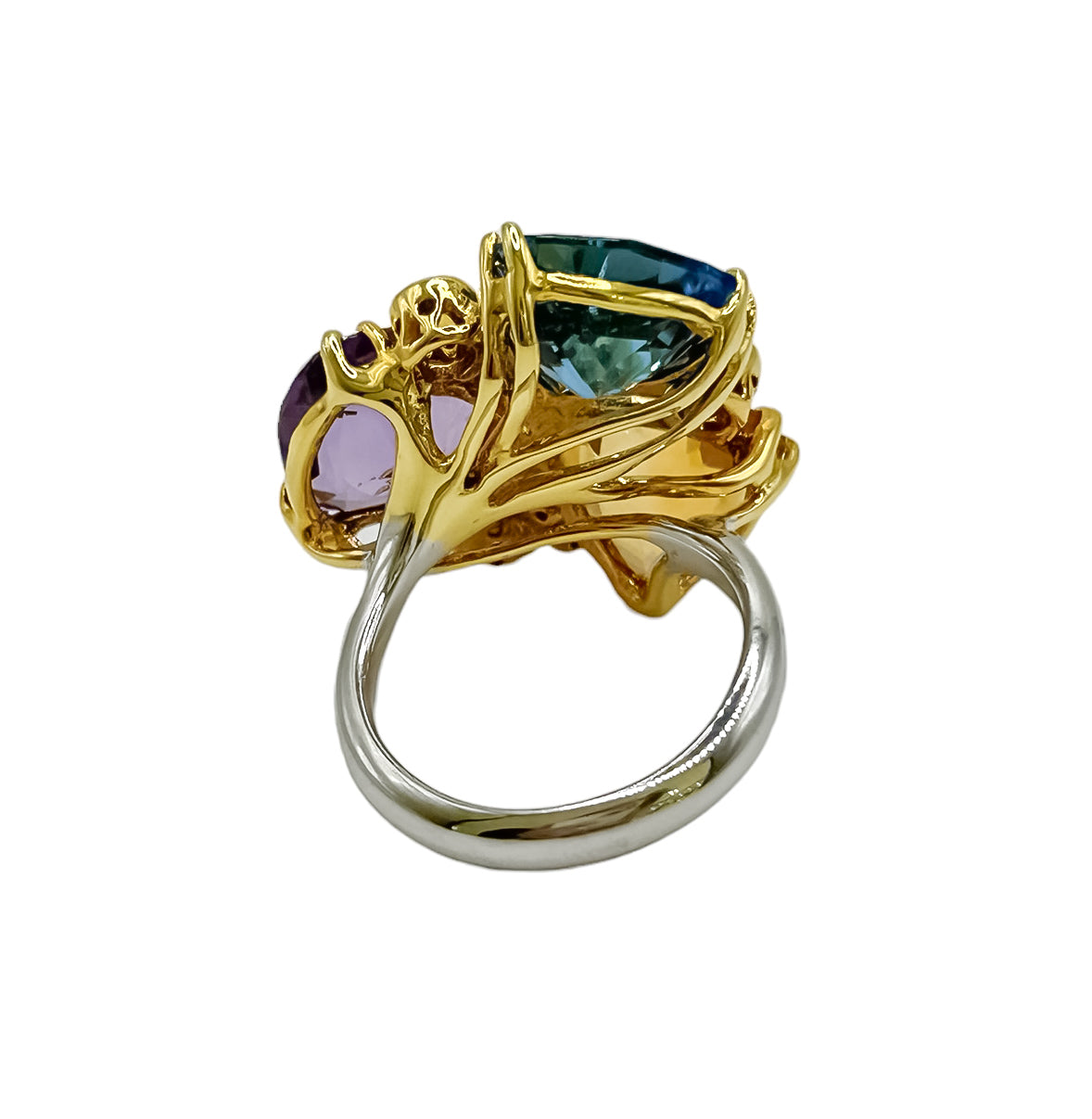 Multi-Gemstone Cocktail Ring