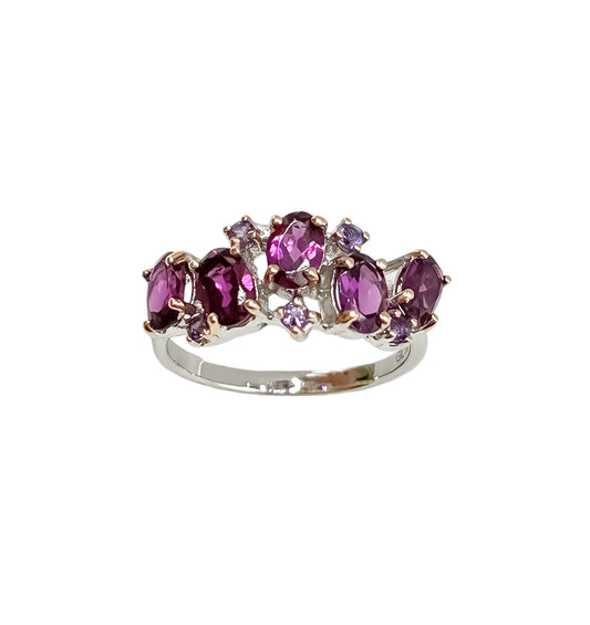 Silver Amethyst Ring