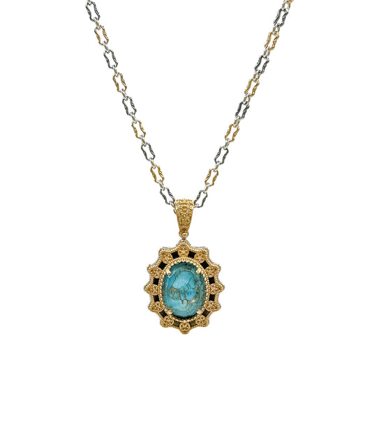 Turquoise Silver Necklace