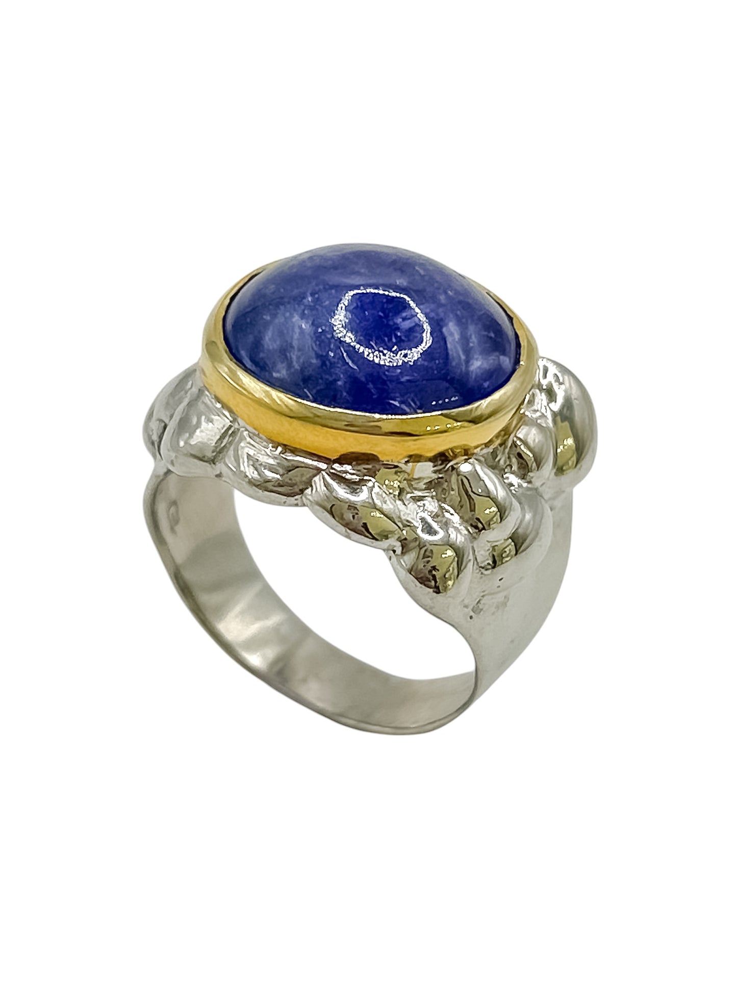 Silver Ring With Tanzanite