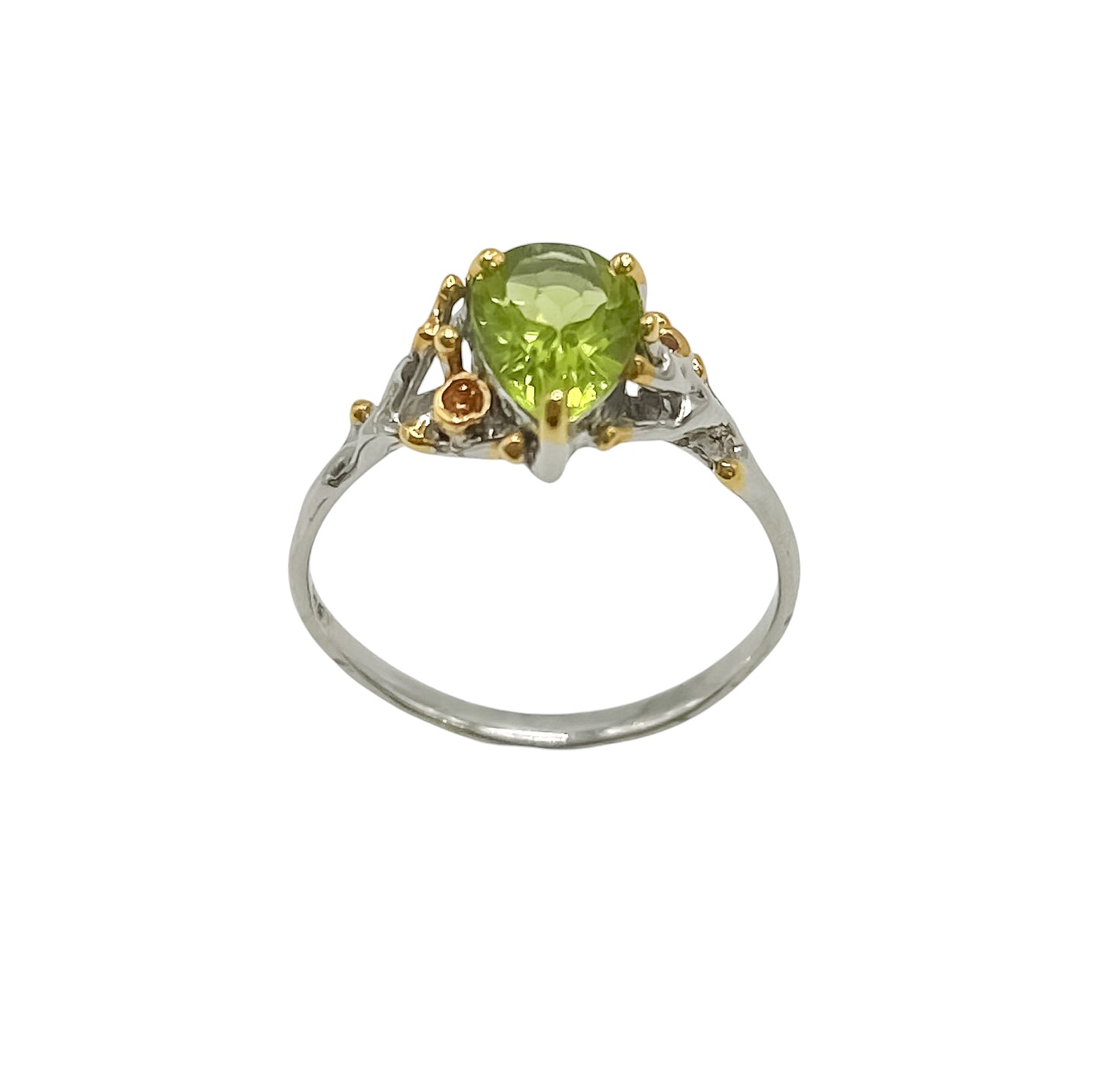 Silver Ring With Peridot