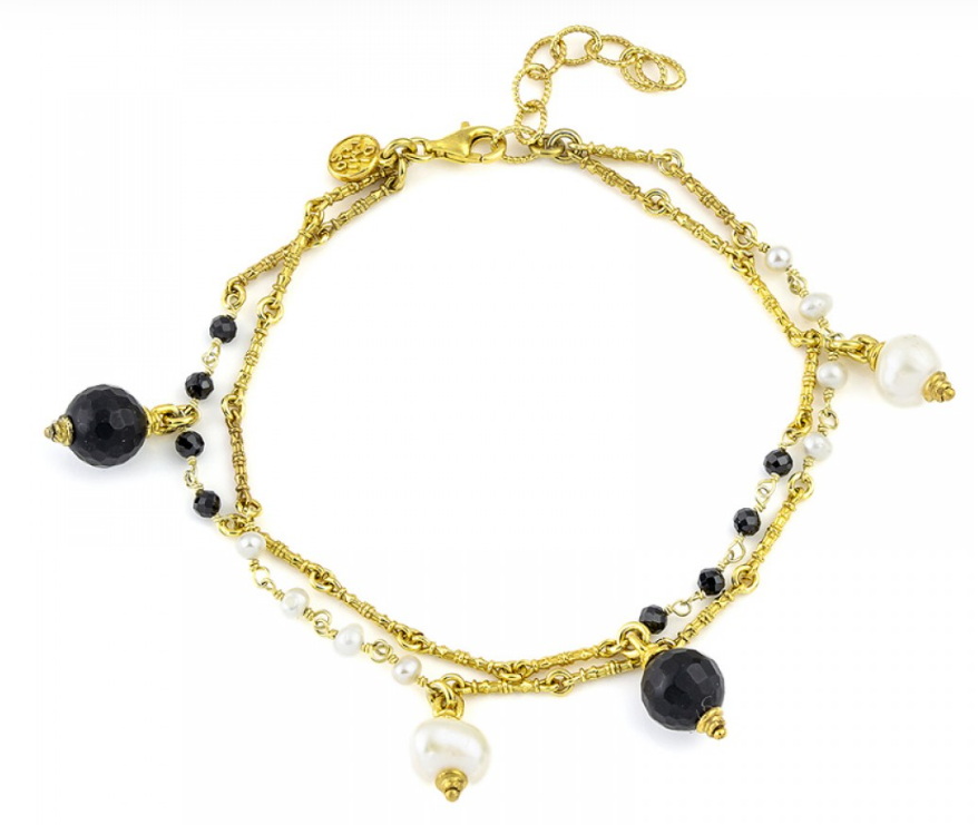 Gold Pearl Bracelet