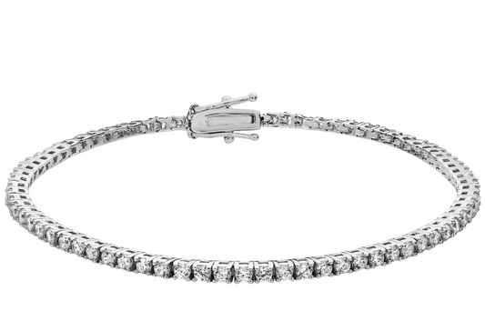 Silver Tennis Bracelet