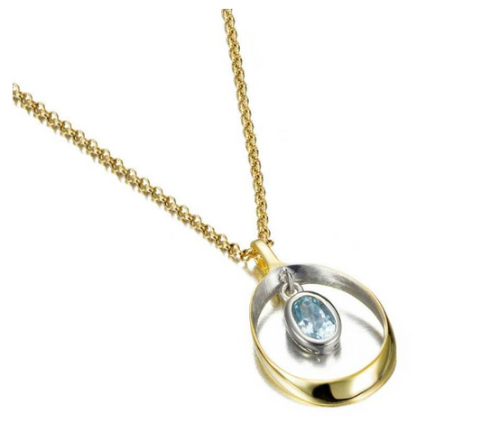 Blue Topaz Necklace