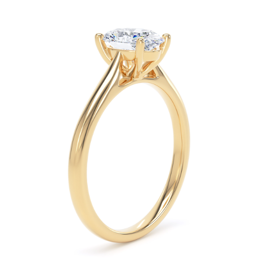 Oval Lab Diamond Ring