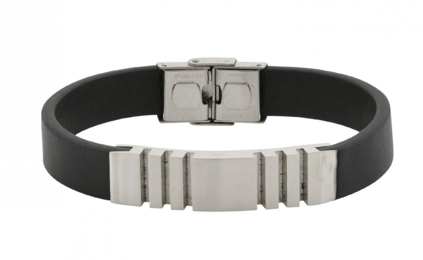 Black Leather Bracelet