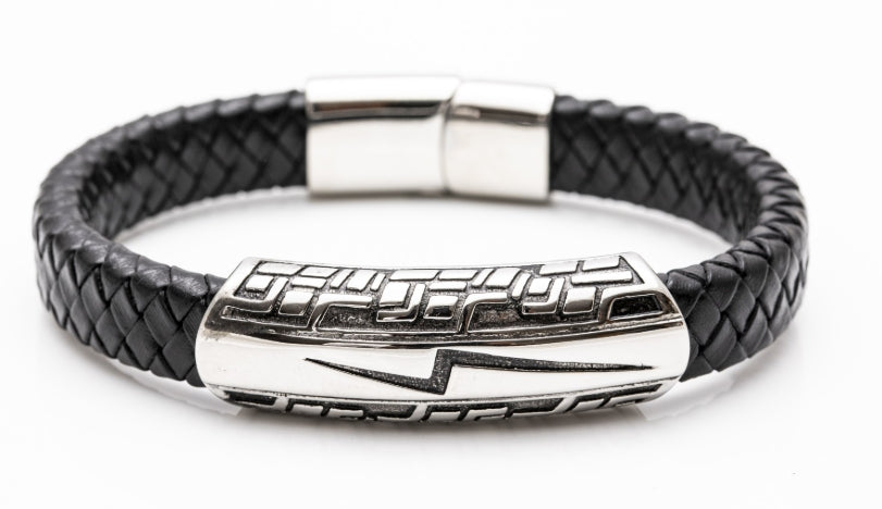 Black Leather Bracelet