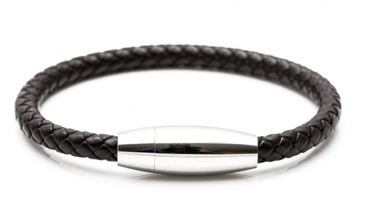 Dark Brown Leather Bracelet