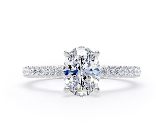 Oval Lab Diamond Ring