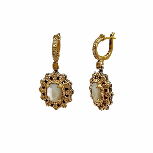 Earrings With Mother of Pearl