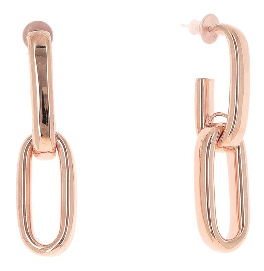 Rose Gold Link Earrings