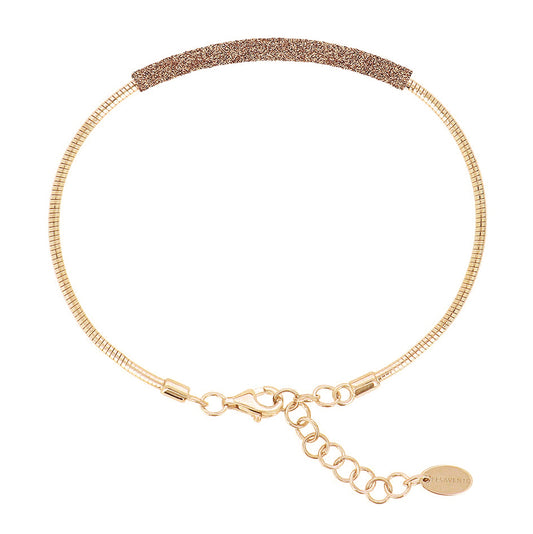 Gold Carbon Dust Bracelet