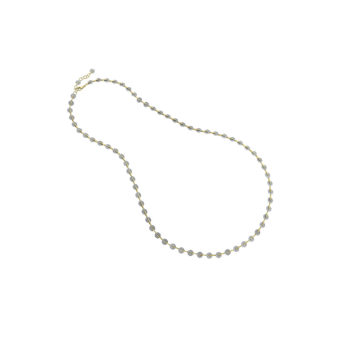 Long Silver Necklace