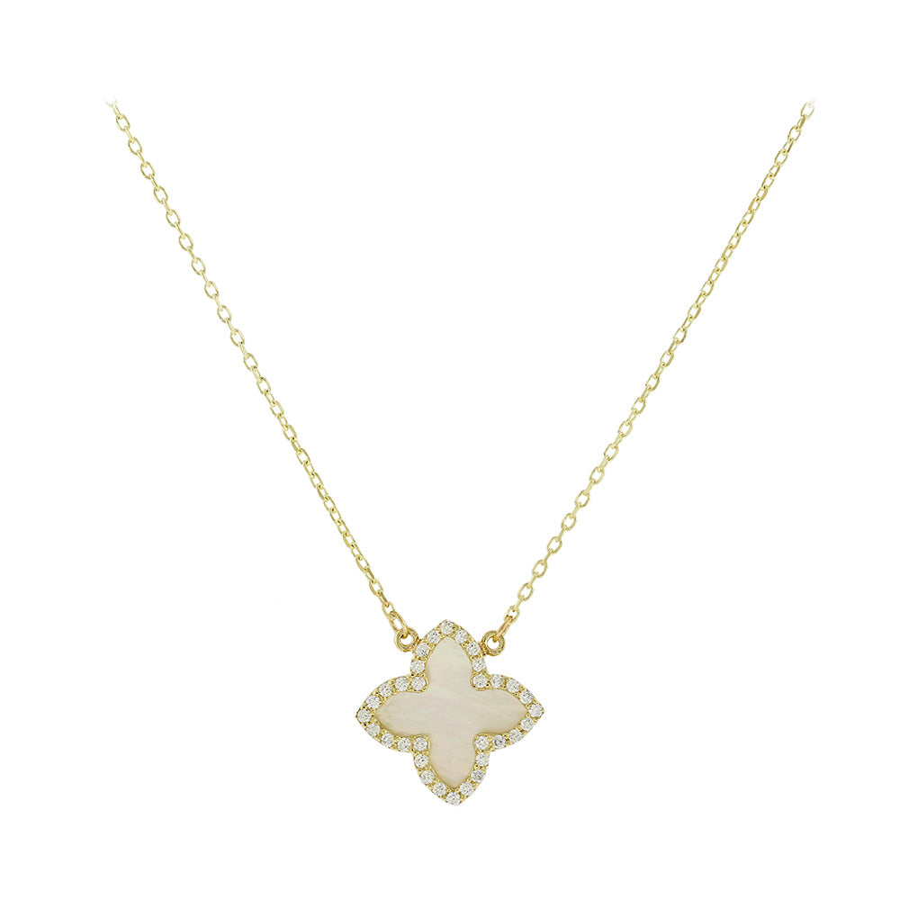 Gold Pearl Necklace