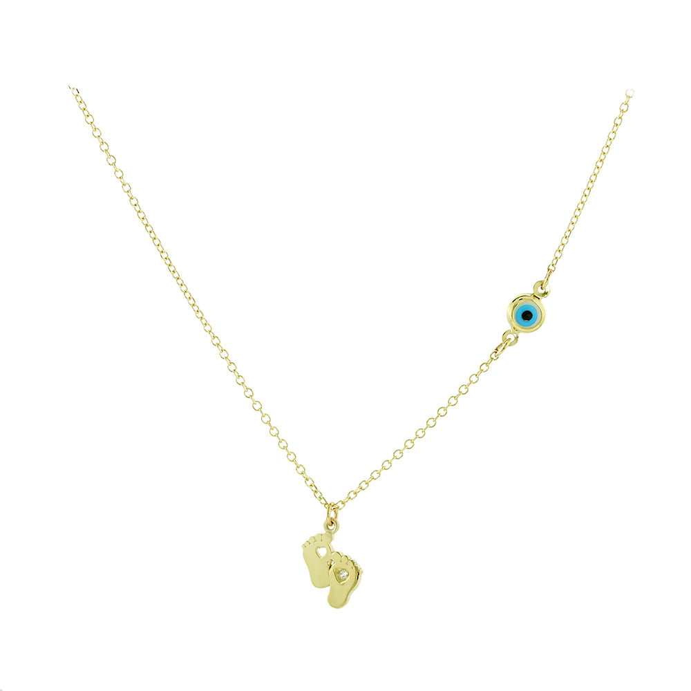 Baby Feet Necklace