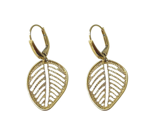 Gold Leaf Earrings