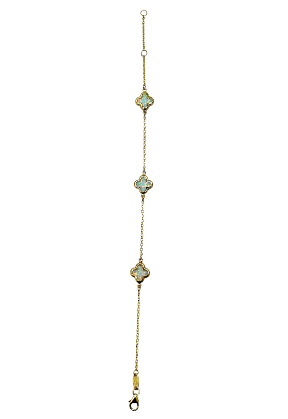Opal Clover Bracelet