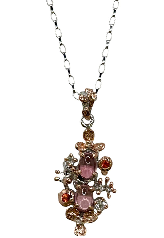 Pink Tourmaline Necklace