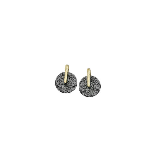 Two Tone Stud Earrings