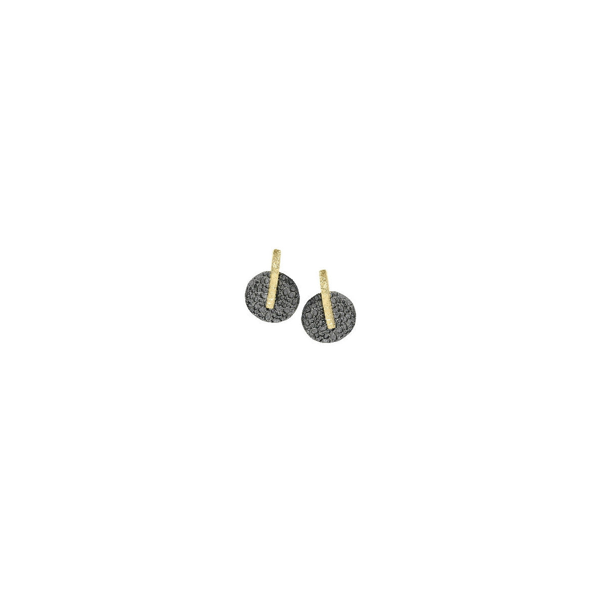 Two Tone Stud Earrings