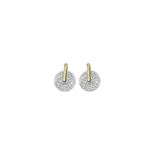 Dual Colour Stud Earrings