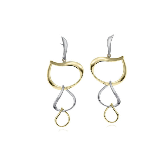 Dual Color Earrings