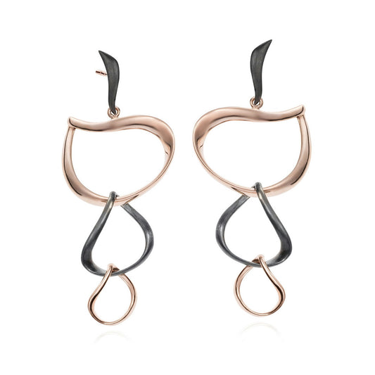 Dual Color Earrings