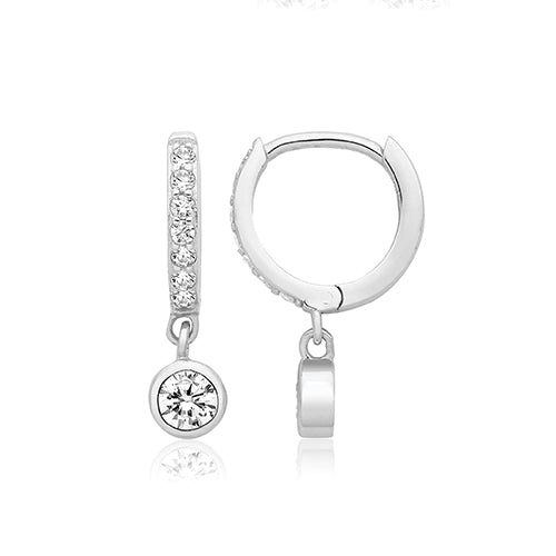 Sparkly Huggie Earrings