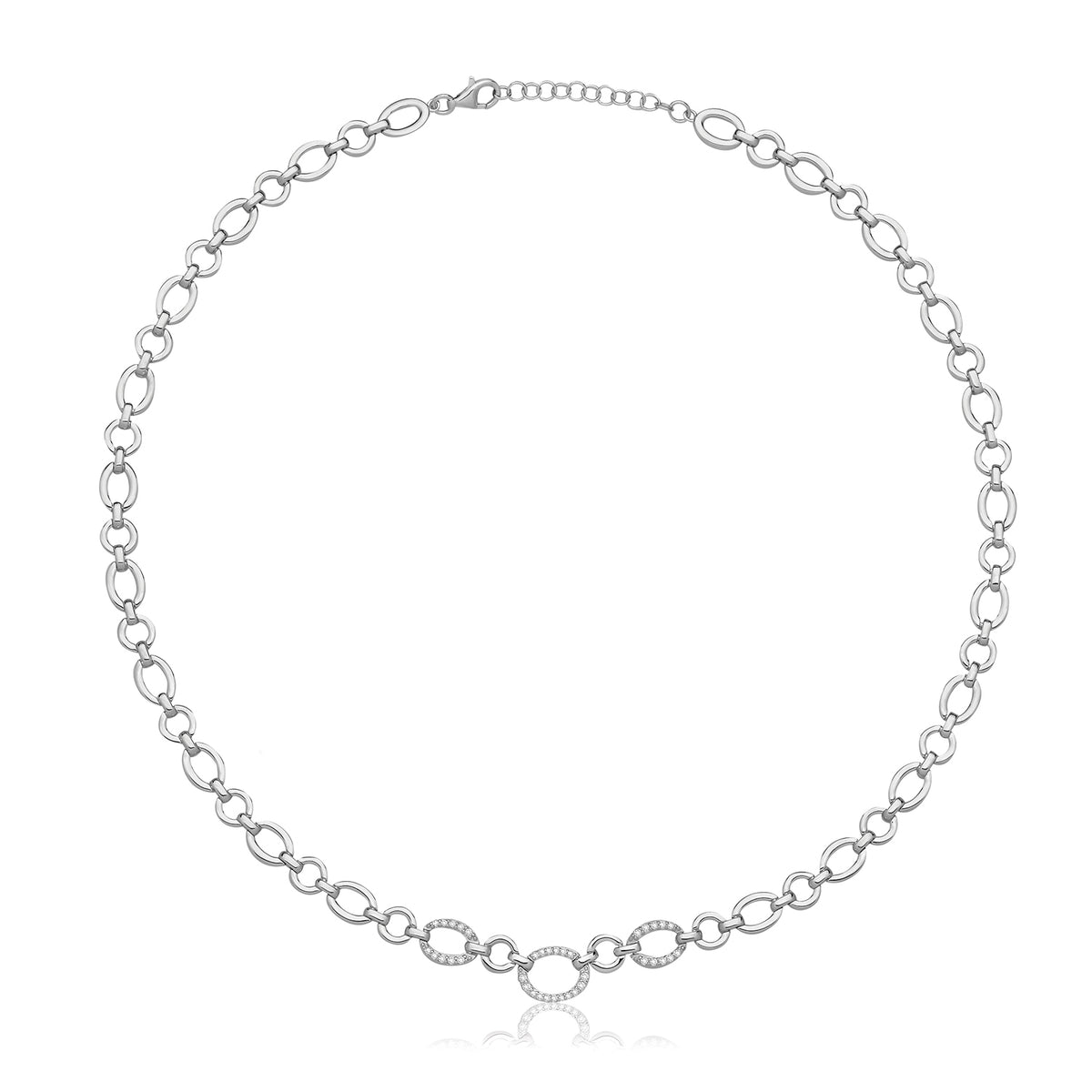 Round Link Necklace